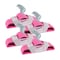 Simplify Kids Velvet Hangers in Pink, 100PK 3224-PINK-100-BX - alternate 1